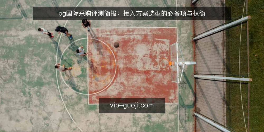 pg国际采购评测简报：接入方案选型的必备项与权衡 — 需求界定：先写清楚要解决什么问题 配图